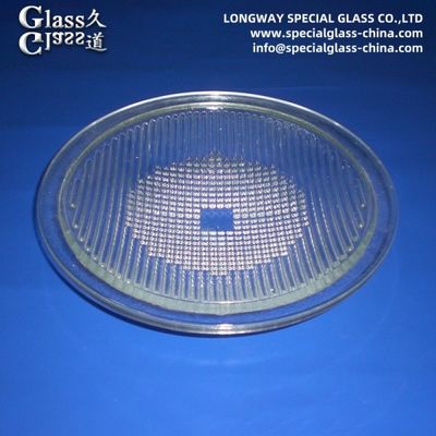 Custom Molded Boroslicate Glass lamp Cover For Led Street Light