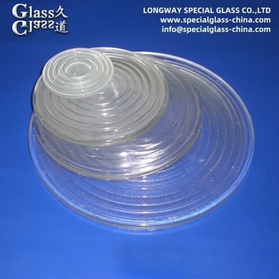 Durable Precessed Borosilicate Fresnel Lenses For Stage Light And Traffic Signal Light