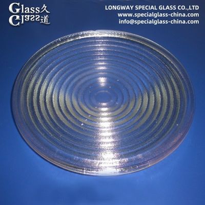 Durable Precessed Borosilicate Fresnel Lenses For Stage Light And Traffic Signal Light