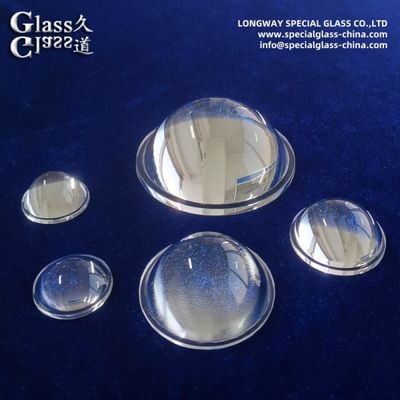 Custom Borosilicate Glass aspheric Led Lenses For Projection Light Lens
