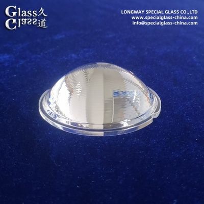 Optical Grade Borosilcate Glass Led Lens For Motocyle Light ISO9001 Certified