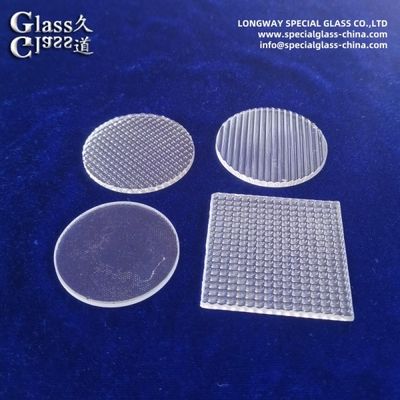 Borosilicate Float Glass‌ Led Light Lens Scratch Resistant‌ Linear Spread Lens