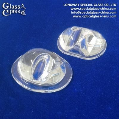 Durable Polishing High Power Led Glass Lenses From Borosilicate Glass 3.3