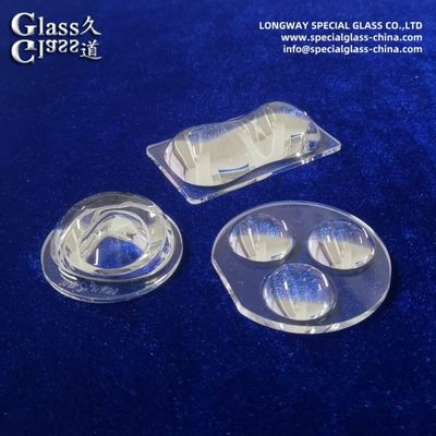 Optically polishing Borosilicate Glass Led Lens For Spotlight
