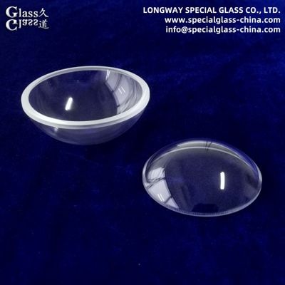 OEM Anti-reflective Coating Optical Hemispherical Dome for CCTV Photography