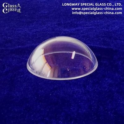 OEM Anti-reflective Coating Optical Hemispherical Dome for CCTV Photography