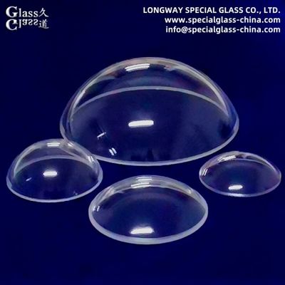 High-Pressure Silica Glass Optical Dome Lens for Submersible Camera Housings