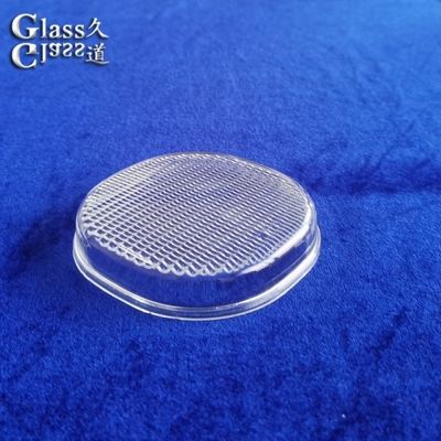 Molded Borosilicate Textured Glass Light Cover For Light Diffusion