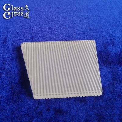 Clear Molded Linear Glass Cover Lens for LED Light