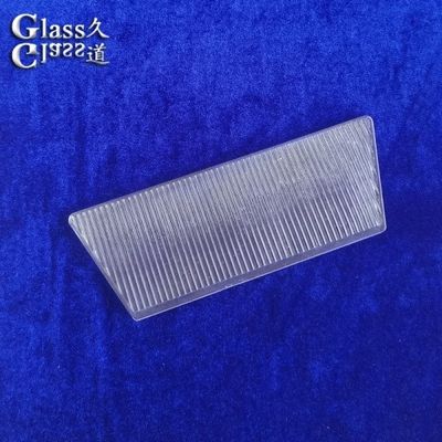 Clear Molded Linear Glass Cover Lens for LED Light