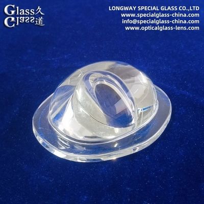 Durable Borosilicate Glass 3.3 Cob Led Glass Lens For Outdoor Lighting
