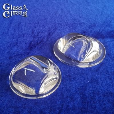 OEM Clear Borosilicate Glass Cob Led Lenses For Street Light Lamp