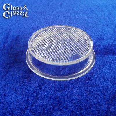OEM Moulded Soda Lime Glass Lamp Cover Lens For Outdoor Light