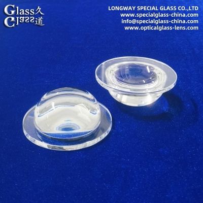Durable Scratch Resistance Borosilicate Glass Led Cob Lens For Mining Lamp Lens