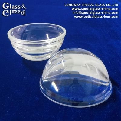 Durable Scratch Resistance Borosilicate Glass Led Cob Lens For Mining Lamp Lens