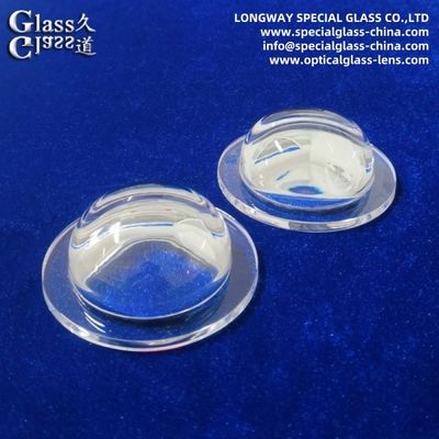 Durable Borosilicate Glass Shatterproof Led Lens For Safety Lighting