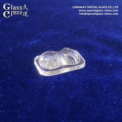 Custom Borosilicate Glass Beam-shaping LED lens for specialty lighting effects