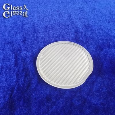 Durable Pressed Sandblasting Glass LED Lens For Lighting Fixtures