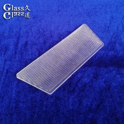 Durable Pressed Sandblasting Glass LED Lens For Lighting Fixtures