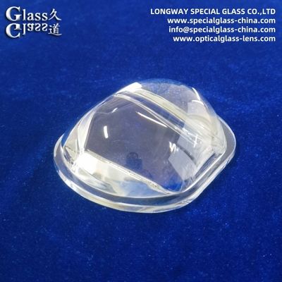 Durable Optical Glass Asymmetric LED Lens‌ Optimized For Street Lighting