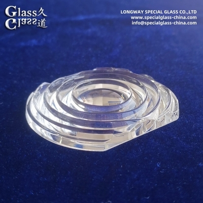 Durable Thermal Resistance Borosilicate Fresnel Glass For Stage Lighting Equipment