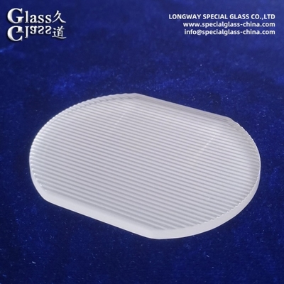 Durable Linear Textured Sandblasting Glass For Ambient Mood Lighting Cover
