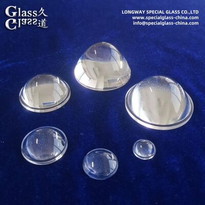 Durable High Temperature Resistance Borosilicate Glass Aspheric Lens for COB LED for Headlights