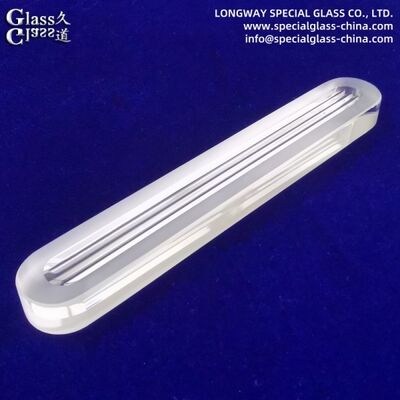 High Temperature Resistant Tempered Glass Gauge Glass for Boiler Water Level Indicator & Pressure Vessel