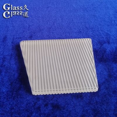 Custom Linear Surface Diffuse Glass Lens for LED Light and Uniform Illumination