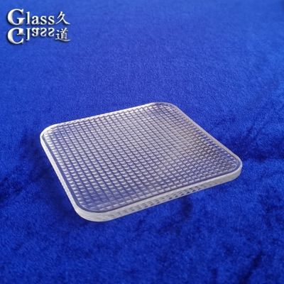 Custom High Clarity Patterned Textured Glass Cover For Spotlighting