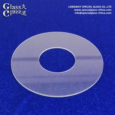 Custom Tempered Safety Glass Round Disc for Outdoor Lighting